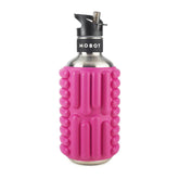 40oz Big Bertha Pink Foam Roller Water Bottle