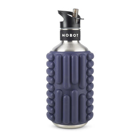 40oz Big Bertha Purple Foam Roller Water Bottle
