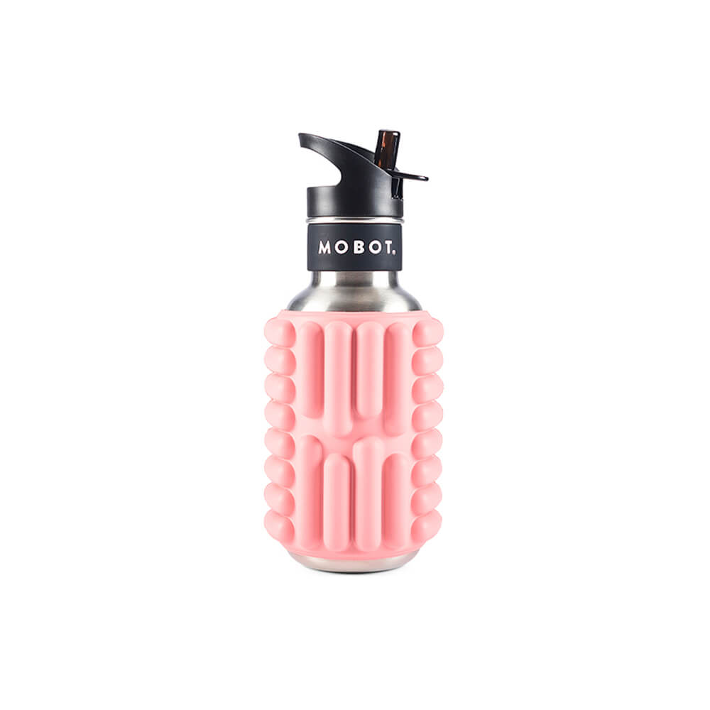 Mobot Firecracker 18oz Blush Foam Roller Water Bottle