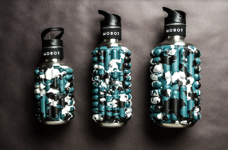 3 size special ops Mobot foam roller water bottles 
