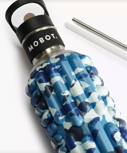 Marine Grace 27oz Mobot foam roller water bottle